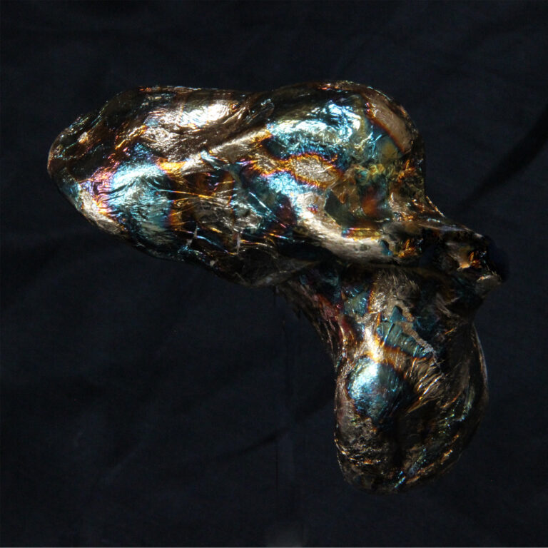 goldene Kartoffeln, Kunstobjekt von Anna Köhler